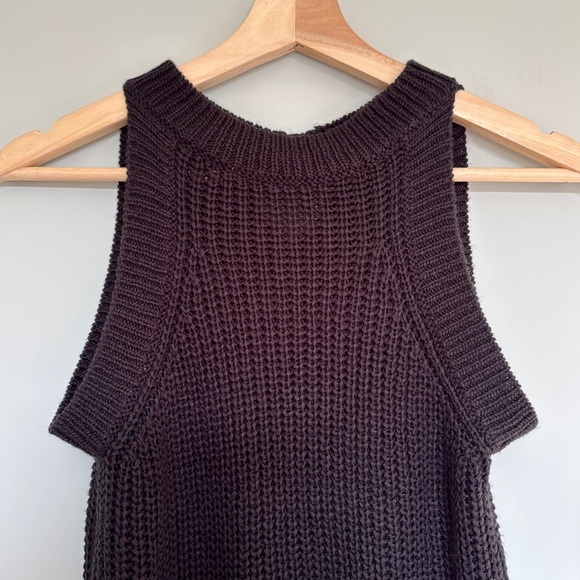 Vintage‎ Wet Seal Women's Size Small Halter Top Knitted Indie Y2K Festival Black - Picture 3 of 8